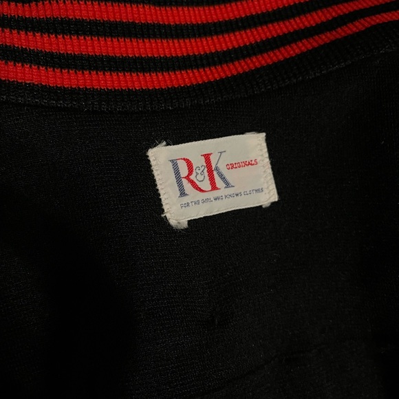 🛑SOLD🛑 Vintage R&K originals black button down dress - Picture 5 of 6